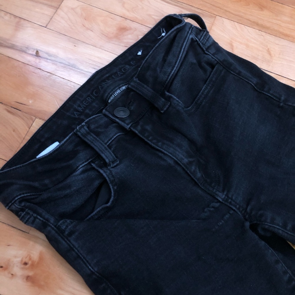 American Eagle Black Next Level Stretch Jeans